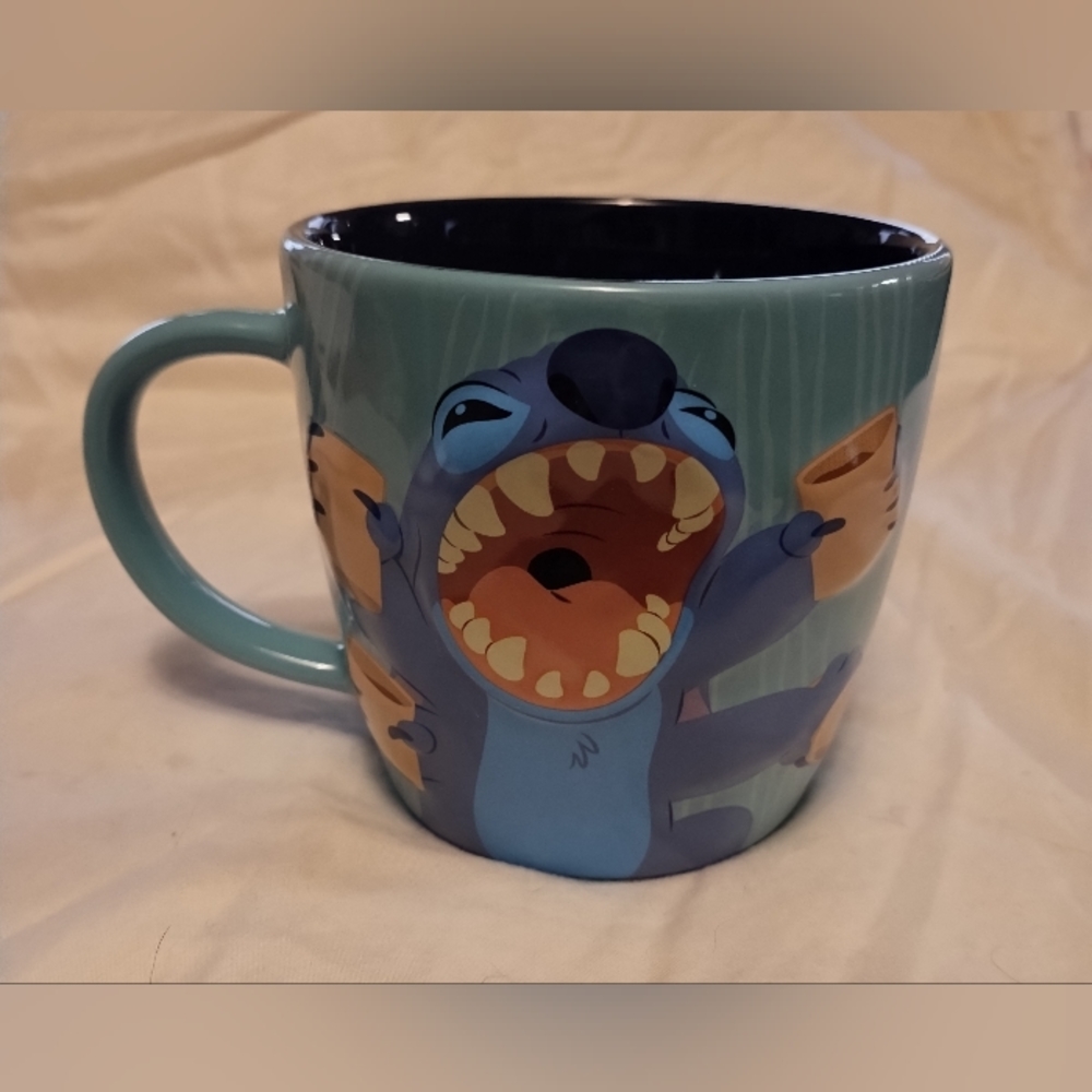 Disney Parks Coffee Mug. Stitch and Scrump